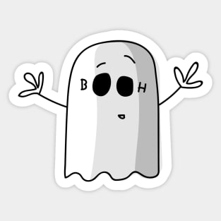 Booh Ghost Sticker